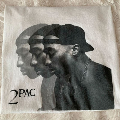 CLFC 2pac短袖T恤Tupac图派克说唱饶舌嘻哈Rap潮人像高街美式长袖