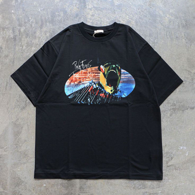 CLFC PinkFloyd迷墙尖叫摇滚乐队艺术家美式高街水洗短袖T复古VTG