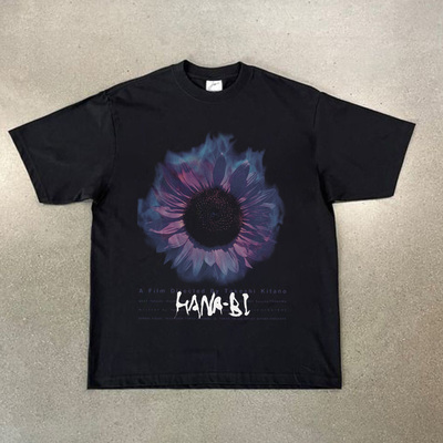 CLFC HANA-BI花火Fireworks北野武电影鸣奏曲水洗纯棉长袖短袖T恤