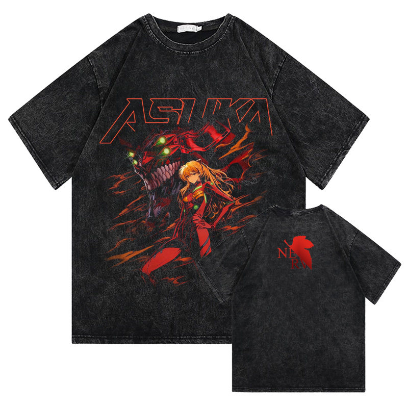 长袖同短袖T日漫双面直喷明日香