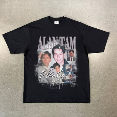 CLFC 校长谭咏麟Alan Tam华语音乐周边长短袖T恤纯棉水洗男女港式