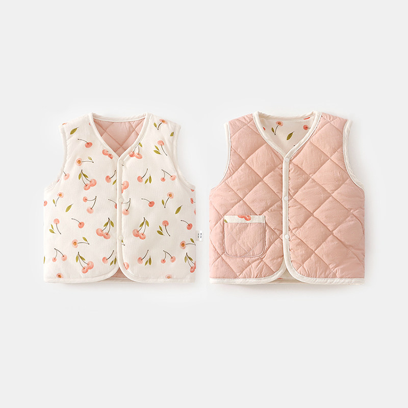 婴儿马甲双面穿夹棉120g加棉加厚男女宝宝马夹儿童秋冬季护肚背心,童装/婴儿装/亲子装,马甲,淘宝优惠券,粉丝福利购,淘宝优惠卷
