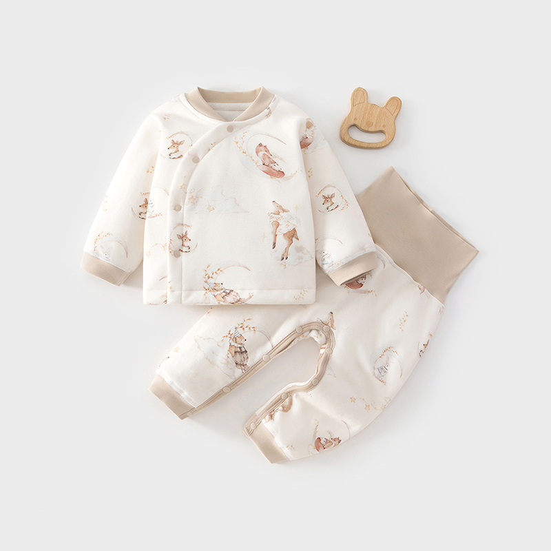 婴儿80克夹棉高腰套装