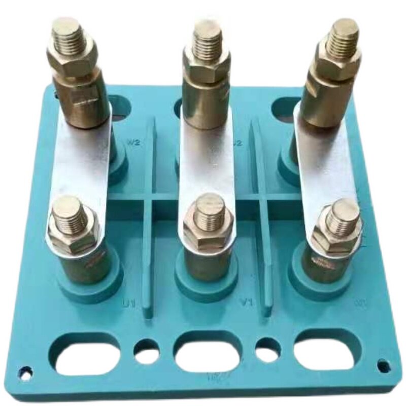 Y2 400接线柱 电机接线板正方形适用于130KW-500KW电机风叶接线盒