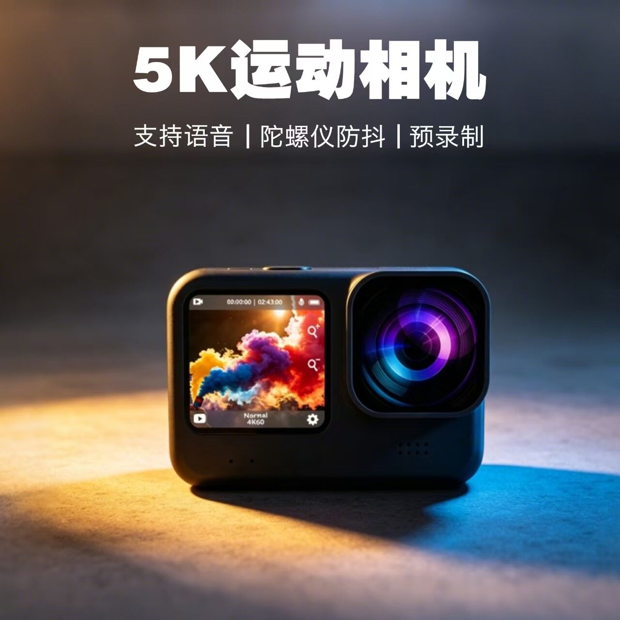 官方正品VIRAN户外骑行运动相机5K高清V10陀螺仪多轴防抖触摸版款