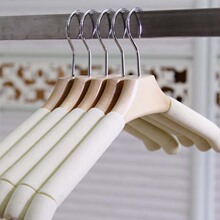 加粗羊毛衫衣架实木衣架裤夹女款服装店无痕防滑成人家用大衣衣架