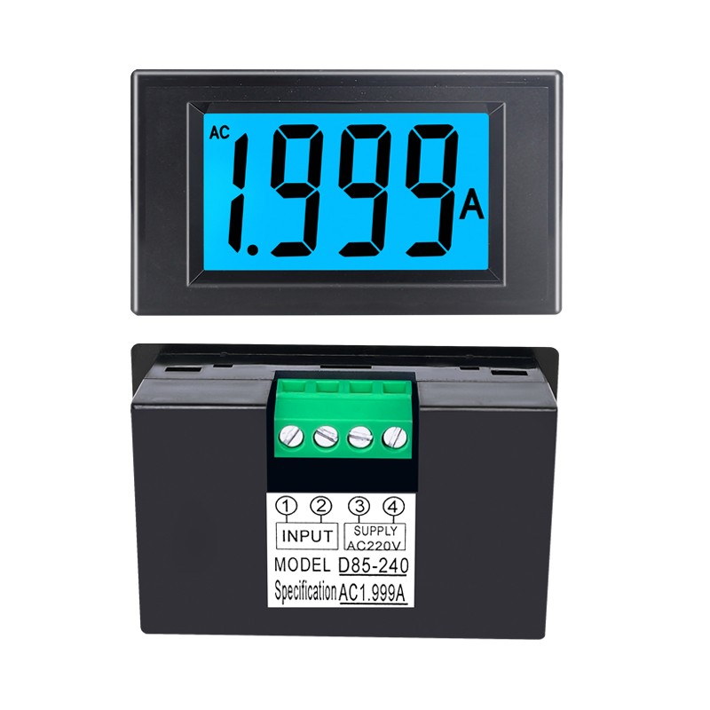 数显数字交流电流表1a2a20a50a100a200a检测显示D85-240T带互感器