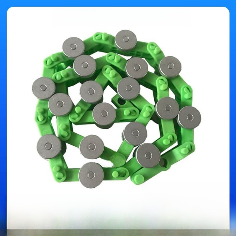 自动扶梯江南杰斯尼绿色17段带滑轮组闭式轴承的旋转炼式电梯扶手