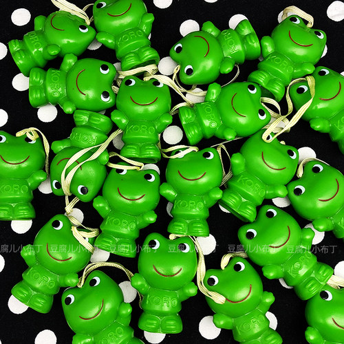 【豆腐儿小布丁】日本 吉祥物 KERO  青蛙 指偶 软胶公仔 摆件