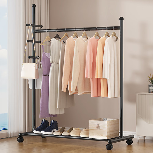 室内阳台晾衣杆晒被子挂衣架子