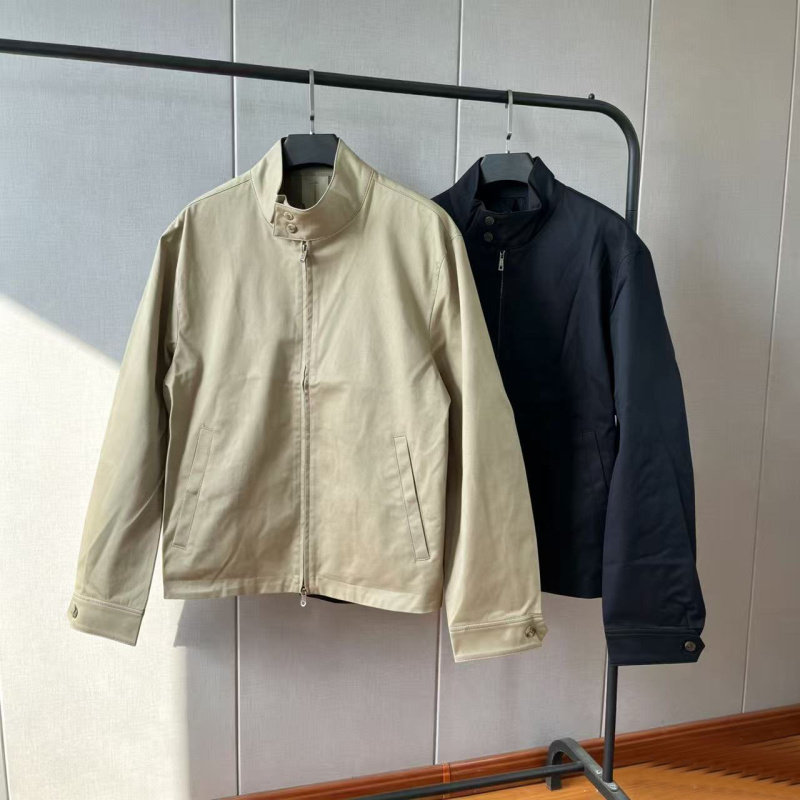 【品牌】芒～秋季休闲风立领拉链夹克男宽松百搭长袖外套