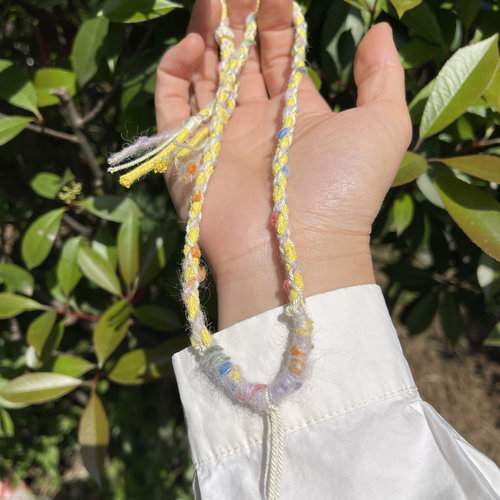 手工编织项链蜜蜡葫芦绳子吊坠挂脖锁骨链可调节男女款百搭简约