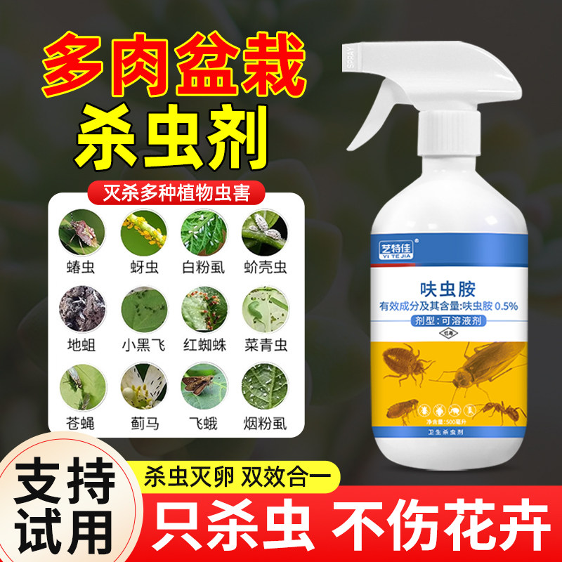 多肉杀虫剂花卉植物月季花病虫害虫专用杀虫药桂花兰花驱虫子药剂