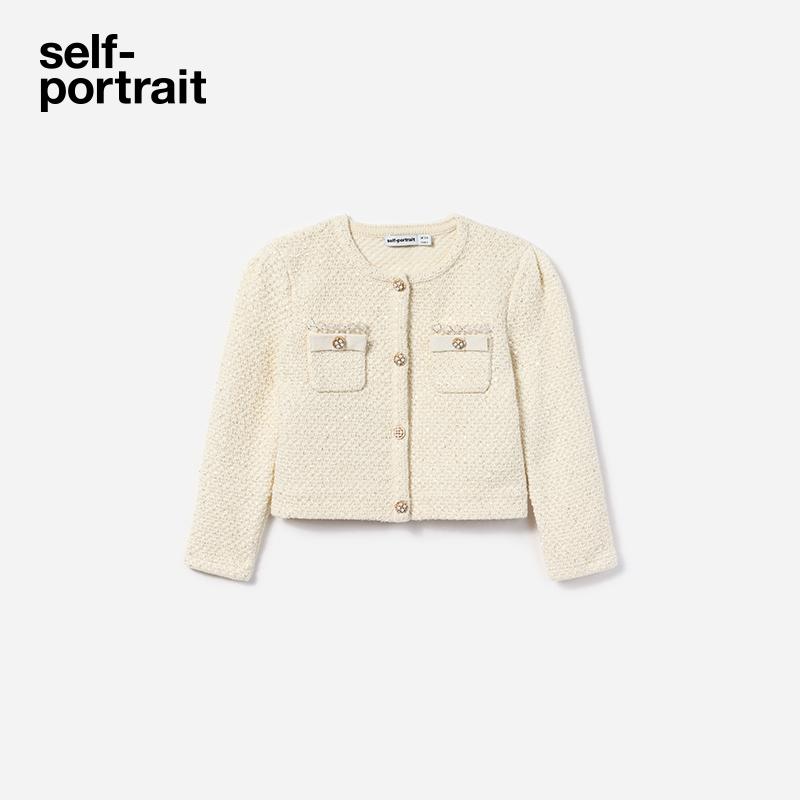 self-portrait针织外套开衫