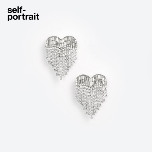 self-portrait爱心耳饰耳环