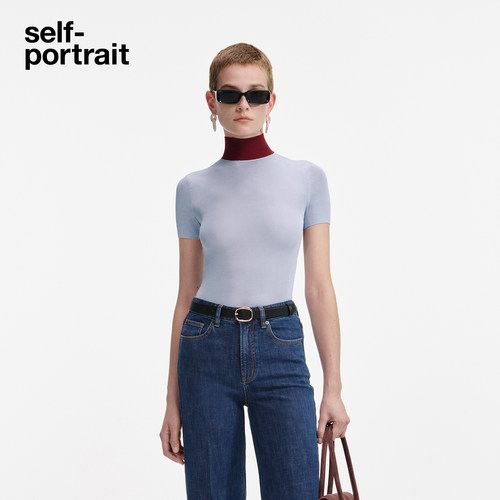 self-portrait针织打底上衣