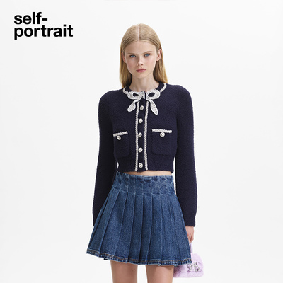 self-portrait珍珠小香风外套