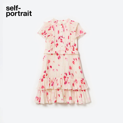 self-portrait短袖蛋糕裙