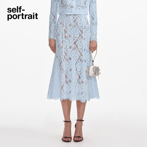 self-portrait半身长裙优雅