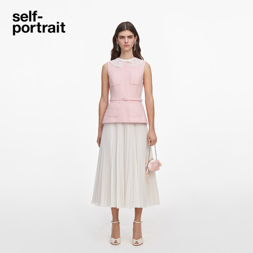 self-portrait假两件连衣裙