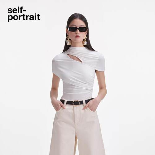 self-portrait设计感短袖T恤