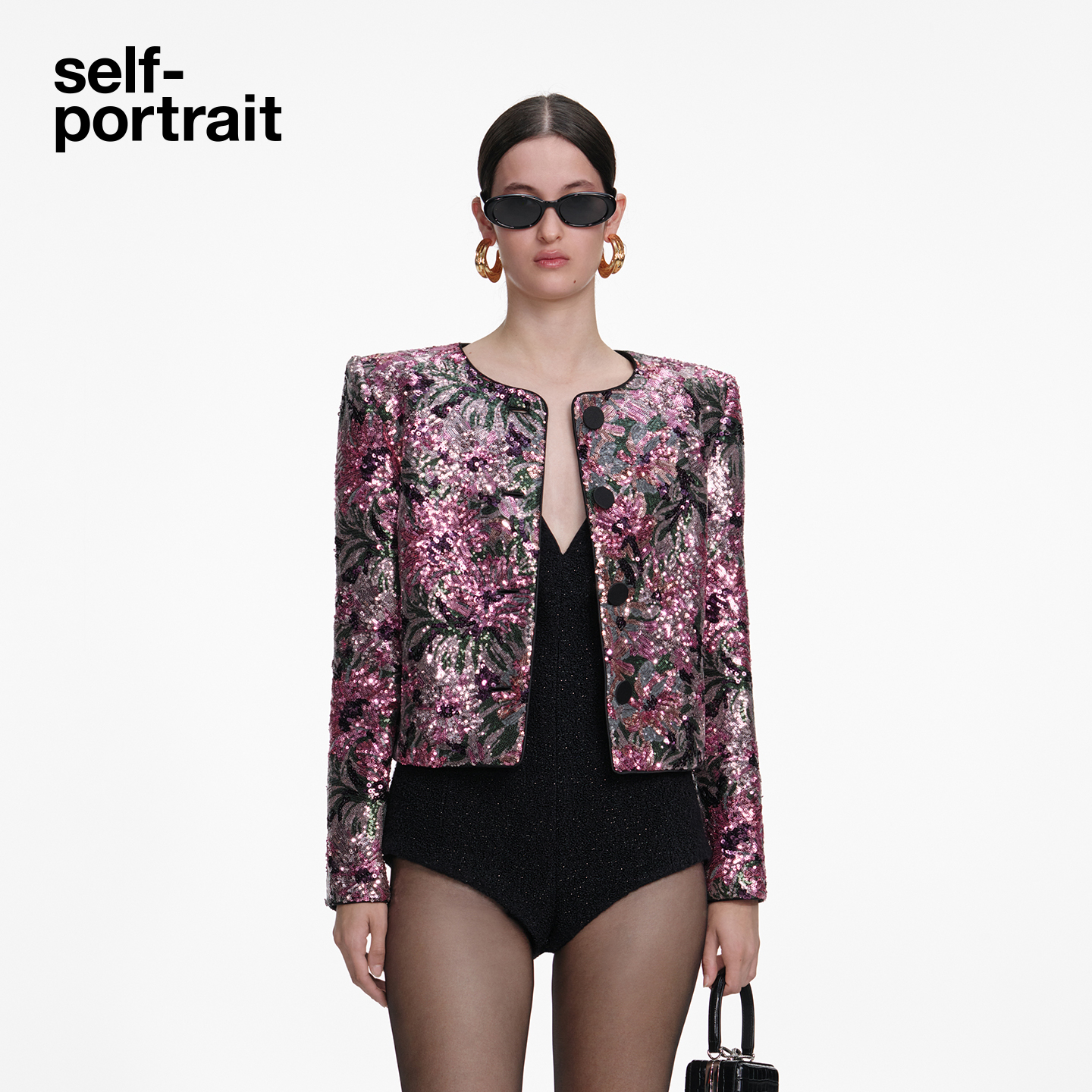 self-portrait亮片设计感外套