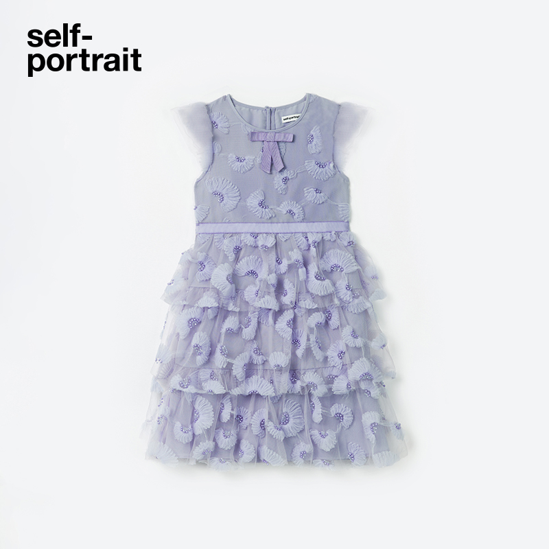 self-portrait蕾丝蛋糕裙