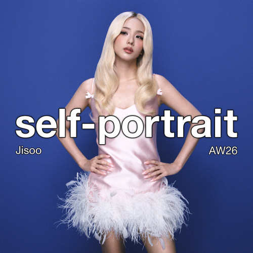 self-portrait塔夫绸羽毛连衣裙