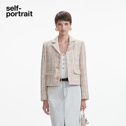 self-portrait小香风西装外套