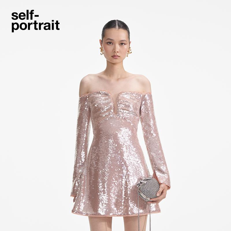 self-portrait礼服连衣裙短裙