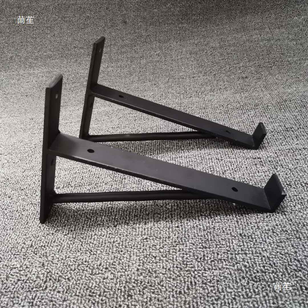 墙上置物架电脑主机箱壁挂托架悬挂式支架书架层板厨房承重三角架