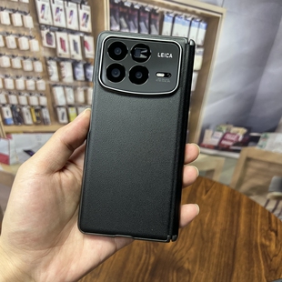 适用于小米mixfold4手机壳折叠屏新款中轴铰链后壳MIX Fold4保护套时尚简约Xiaomi男女商务高档磨砂防指纹潮