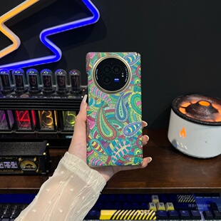 适用于vivoxfold3pro手机壳vivoxfold3折叠屏xfold3超薄xfold3pro双中轴后壳新款保护套高级感轻奢真皮全包