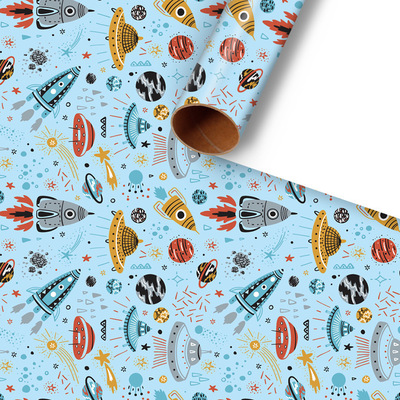 Kids Birthday Gift Wrapping Paper 星空太空儿童生日礼物包装纸