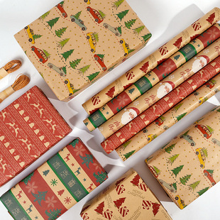 300*43cm Christmas Gift Wrapping Paper 新年圣诞节礼物包装纸