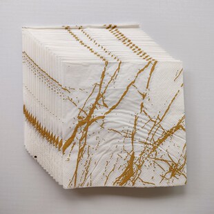 Marble Pattern Paper Napkins Party 酒店家居大理石花纹餐巾纸