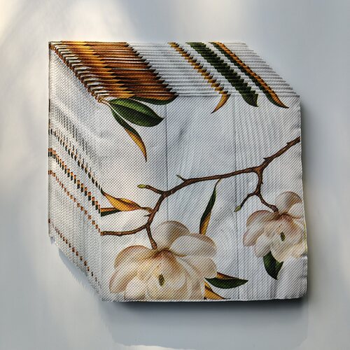 玉兰花印花派对纸巾 Magnolia Flower Decorative Paper Napkins