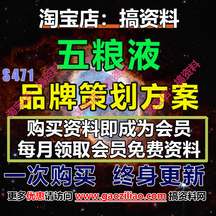 24.5月更17份五粮液白酒合作运营活动推广策划案PPT(代写文案)