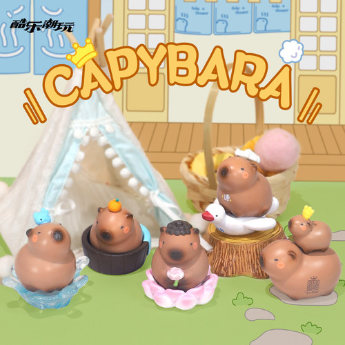 卡皮巴拉盲盒酷乐潮玩