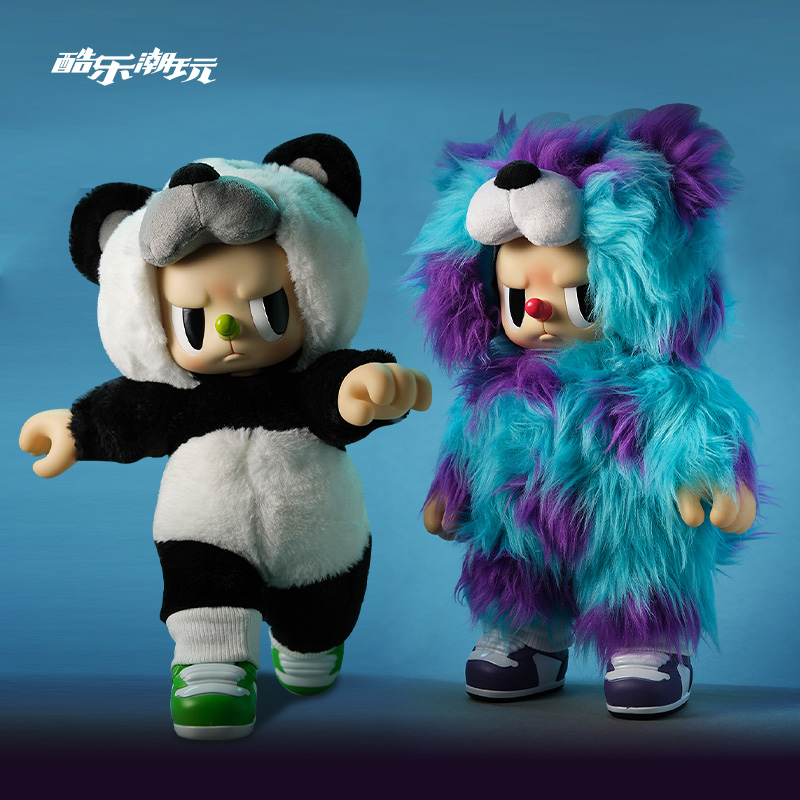 酷乐潮玩 yoot toy天才与疯子小丑熊关节可动暴力熊手办生日礼物