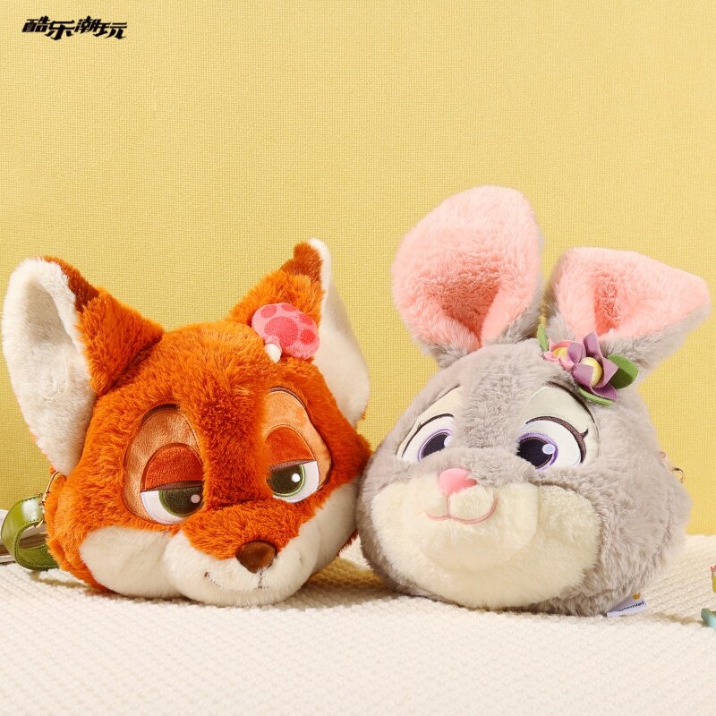 酷乐潮玩迪士尼疯狂动物城毛绒包可爱秋冬朱迪尼克爪爪单肩斜挎包