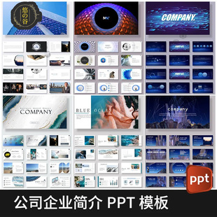 公司简介PPT模板国外大气高端项目产品简约商业计划书介绍策划PPT