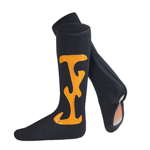 蒙古服藏民族表演出现代广场舞蹈台靴套高弹力红金银黑色鞋套男女