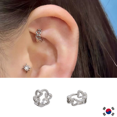 简约合金女生金属耳骨圈