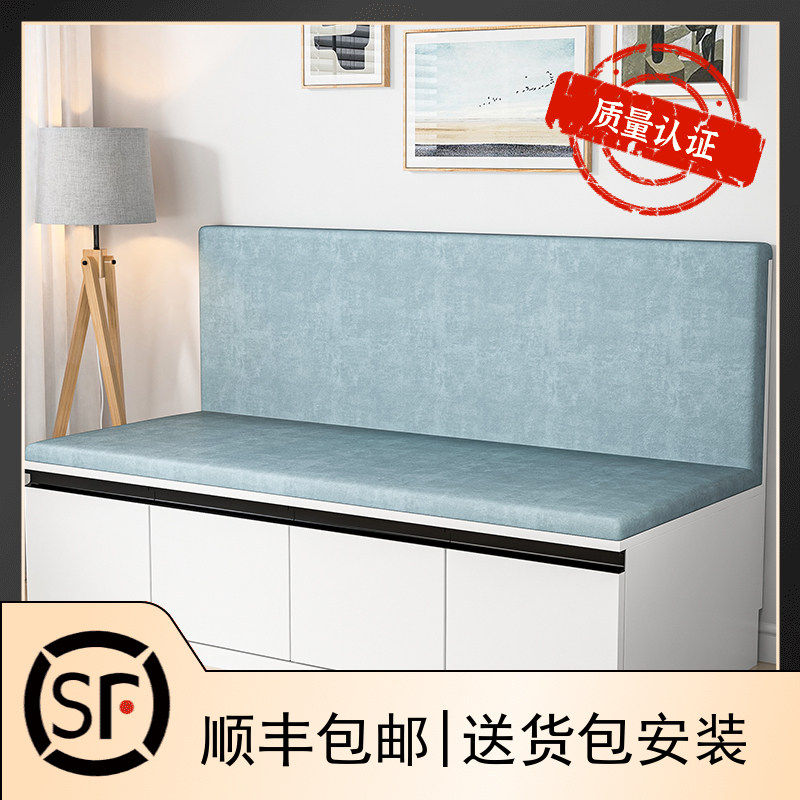 实木简约餐厅沙发卡座餐桌家用小户型阳台储物柜转角软包定制