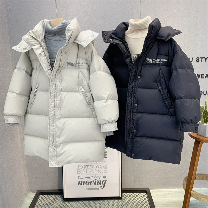 2025秋冬季儿童韩版中长款童装羽绒棉服新款男女童保暖加厚外套