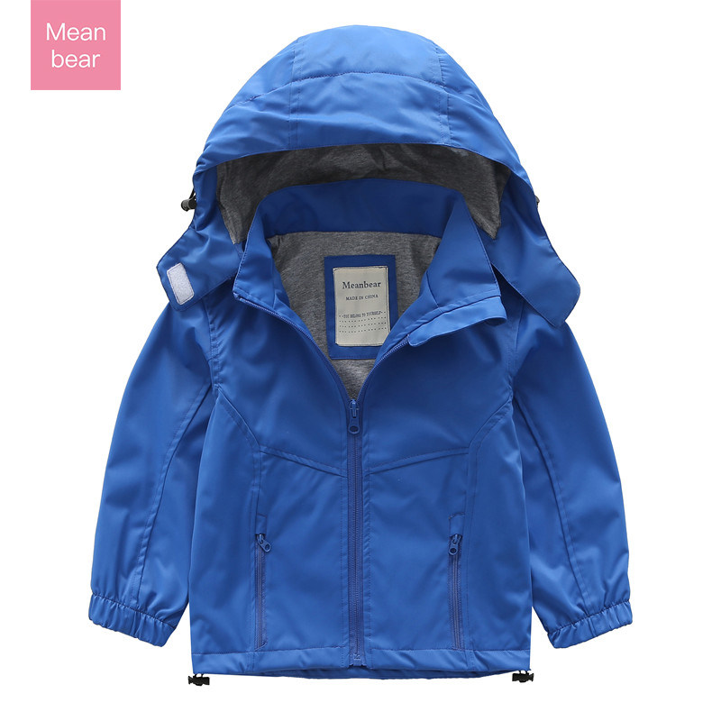 Meanbear男童外套2022春新款女童春装儿童风衣连帽可拆可爱韩版,童装/婴儿装/亲子装,风衣,淘宝优惠券,粉丝福利购,淘宝优惠卷