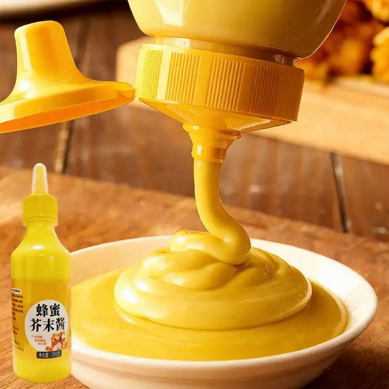 【风味小吃】蜂蜜芥末酱法国芥末酱芥末芝士酱蜂蜜酱蛋黄酱桂花味