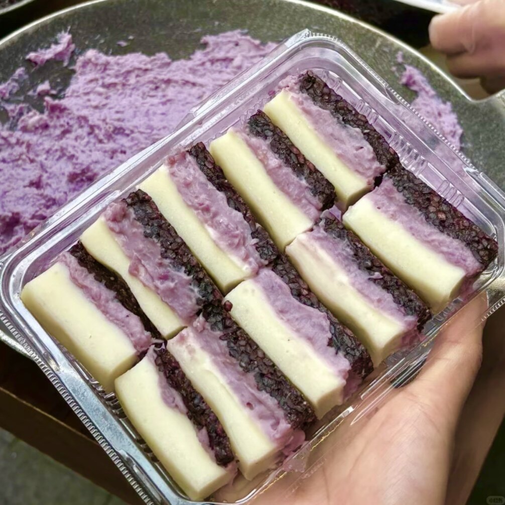 血糯米蛋糕网红速食糕点甜点加热