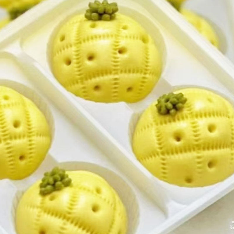 【现货直发】凤梨包菠萝夹心加热即食商用营养早餐北方风味馒头